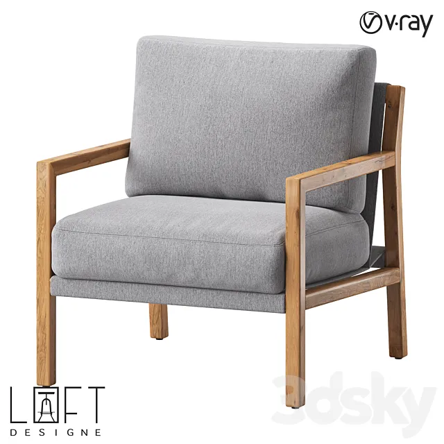 Armchair LoftDesigne 30624 model 3D Model Armchair LoftDesigne 30624 model 3D Model