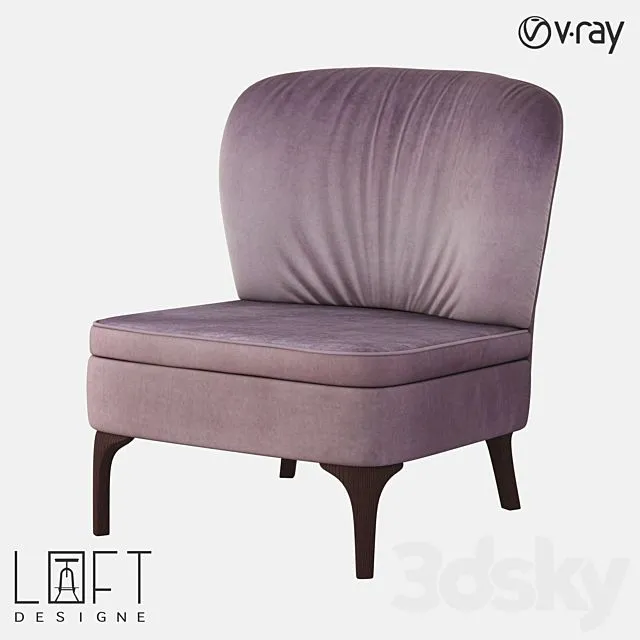 Armchair LoftDesigne 32809 3D Model
