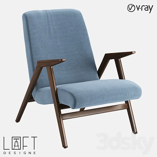 Armchair LoftDesigne 36982 model 3D Model