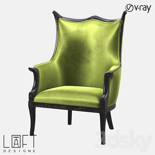 Armchair LoftDesigne 3900 model 3D Model