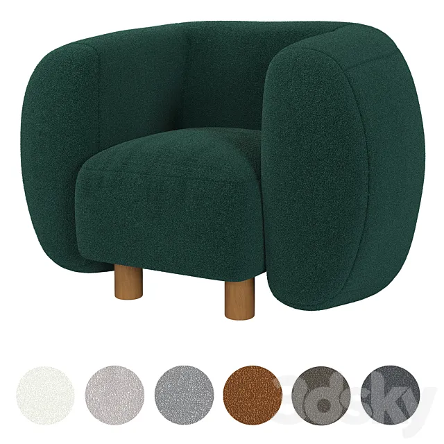 Armchair Londi Divan.ru 3D Model Armchair Londi Divan.ru 3D Model