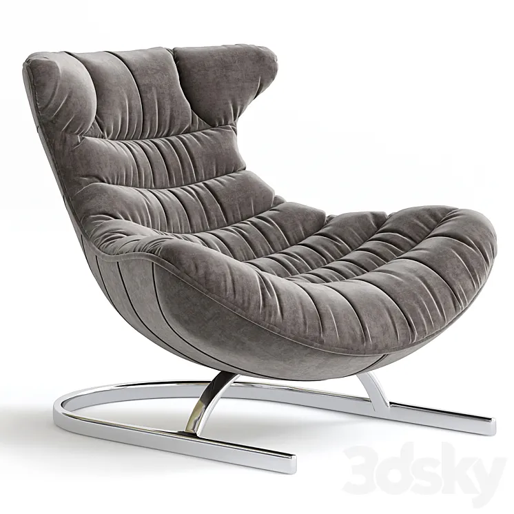 Armchair Lord 3D Model Free Download