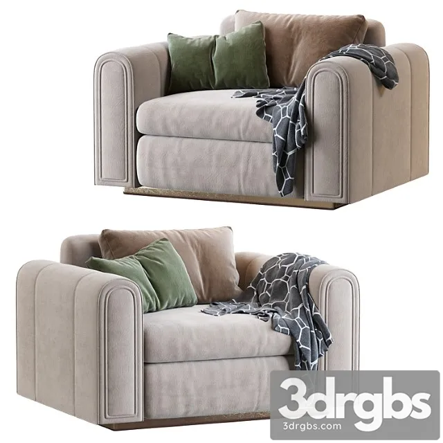 Armchair Ludovica Mascheroni 3D Model Download