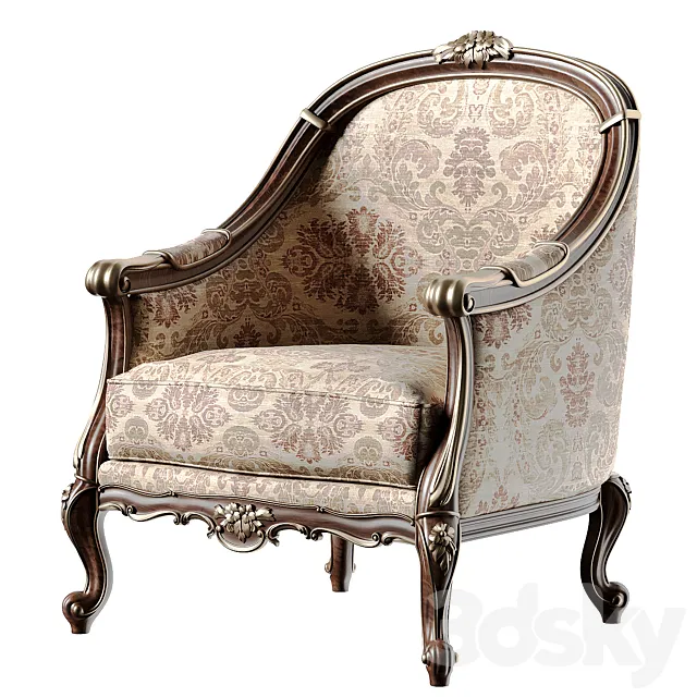 Armchair “Luigi” 3D Model