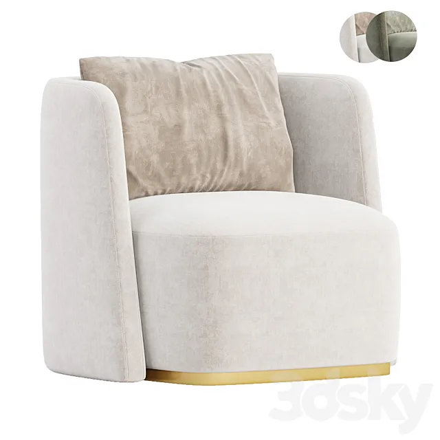Armchair MACQUEEN 3D Model Armchair MACQUEEN 3D Model