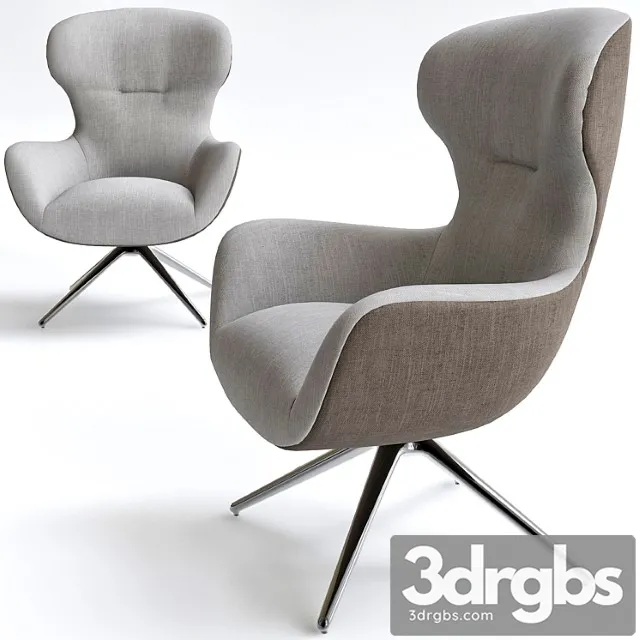 Armchair mad joker by poliform_2 3D Model Download