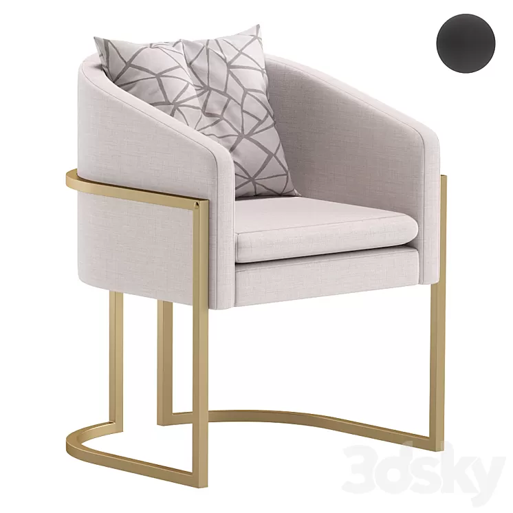 Armchair MADLENE Cazarina/?????? ?????? 3D Model Armchair MADLENE Cazarina/?????? ?????? 3D Model