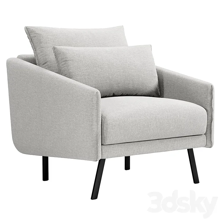 Armchair Manhattan 3D Model Free Download