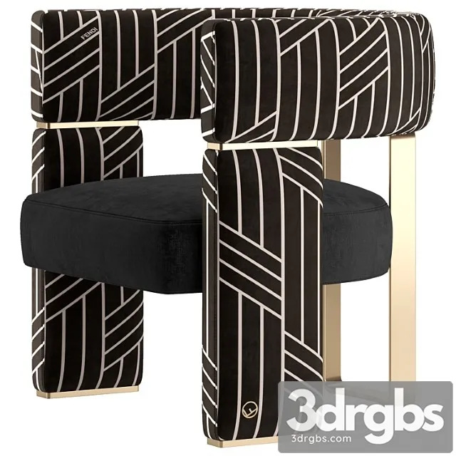 Armchair margaret by fendi casa