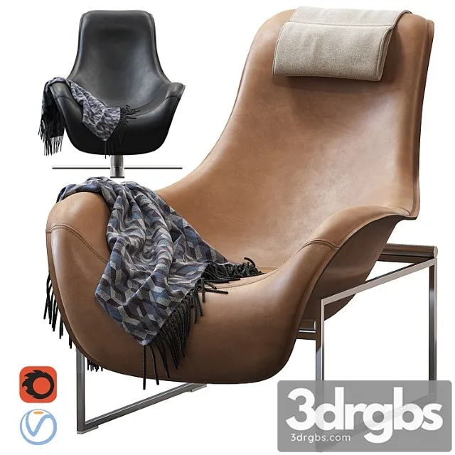 Armchair Mart By B B Italia 3D Model Download