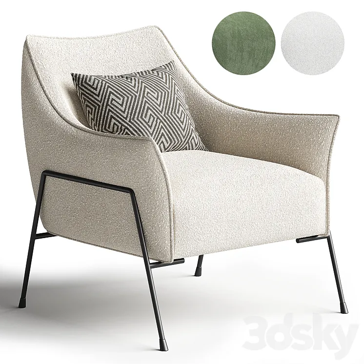 Armchair Melody | Dantone Home 3D Model Free Download Armchair Melody | Dantone Home 3D Model Free Download