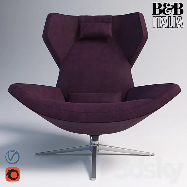 Armchair Metropolitan ’14 bebitalia 3D Model
