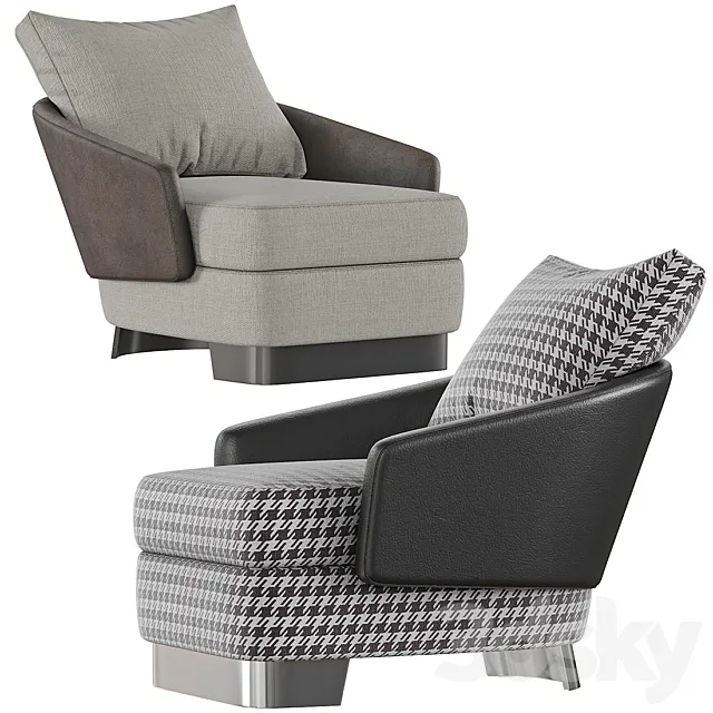 Armchair Minotti – LAWSON 3DModel