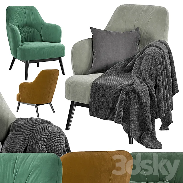 Armchair Mirage 3D Model