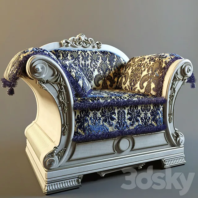 Armchair MOBLESA 3DModel Armchair MOBLESA 3DModel