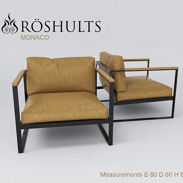 Armchair MONACO 3DModel