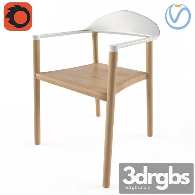 Armchair monza 2 2 3D Model Download