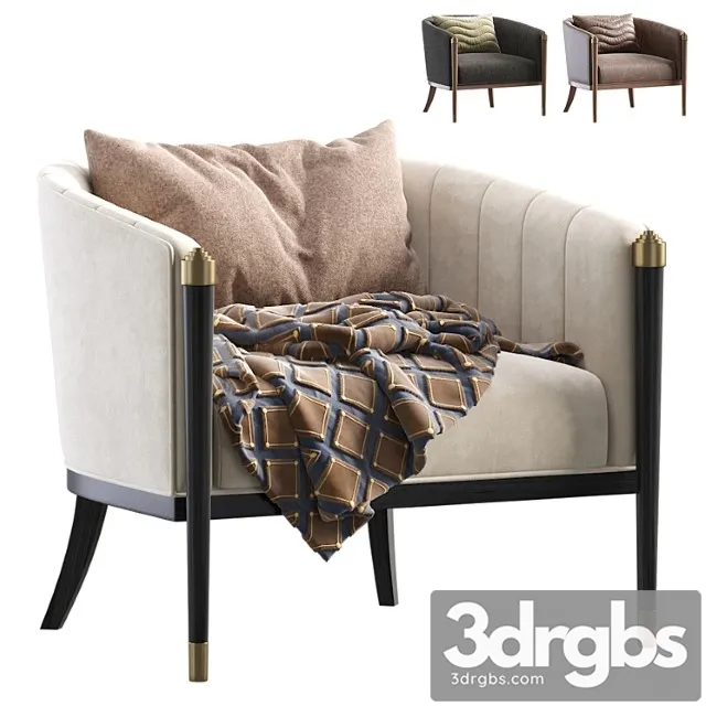 Armchair Muson By Cazarina Interiors Kreslo Muson 3D Model Download