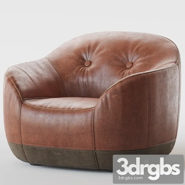 Armchair natuzzi furrow 3D Model Download Armchair natuzzi furrow 3D Model Download