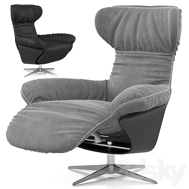 Armchair Natuzzi Ilia 3DModel