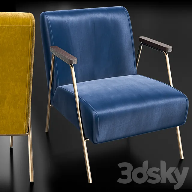 Armchair Oakstaff To4rooms 3DModel