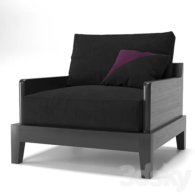 armchair Opium 3D Model