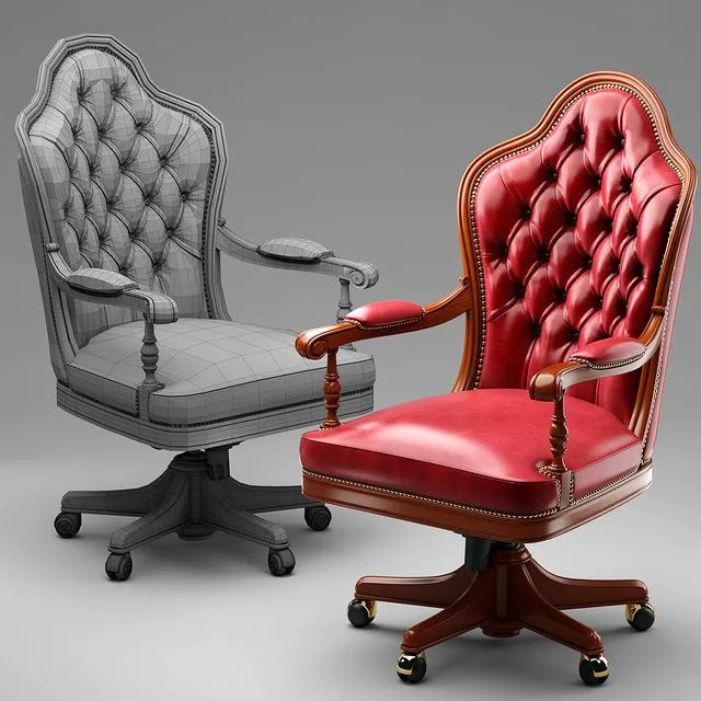 Armchair Origgi Salotti 3D Model