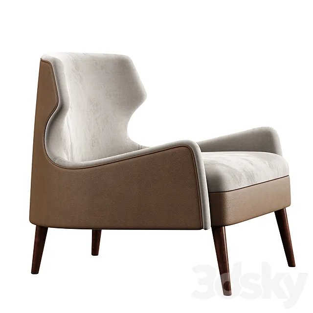 Armchair Osby Konyshev 3D Model Armchair Osby Konyshev 3D Model