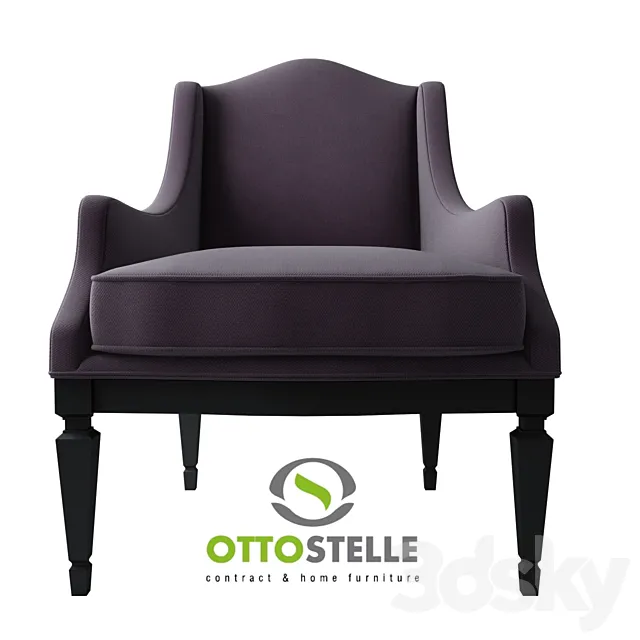 Armchair Ottostelle Emma 3D Model