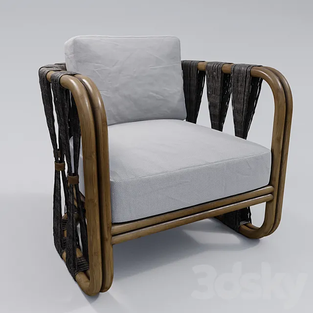 Armchair Palecek 3D Model