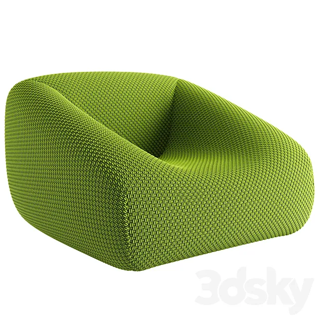Armchair Paola Lenti Smile 3D Model