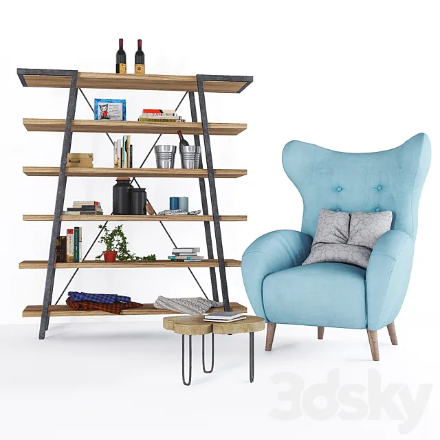 Armchair PASSO 3D Model