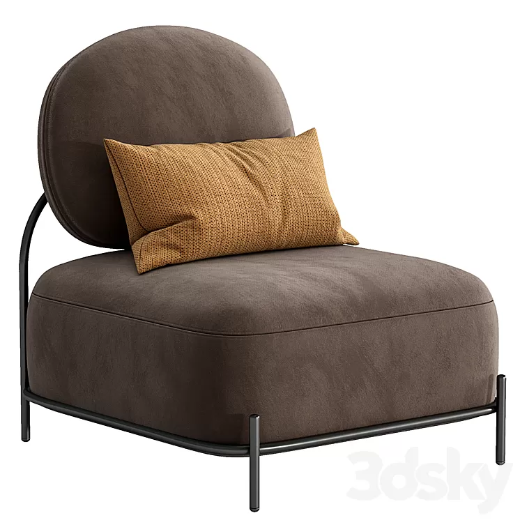 Armchair pawai 3D Model Armchair pawai 3D Model