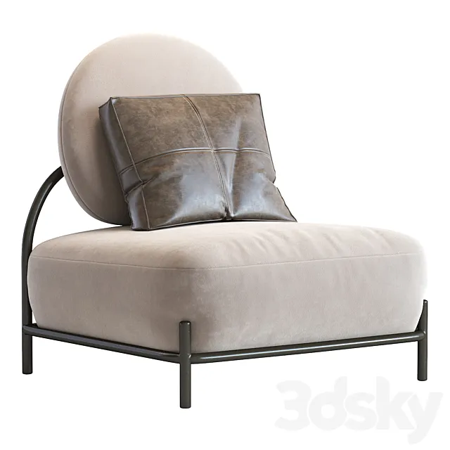 Armchair pawai 3D Model