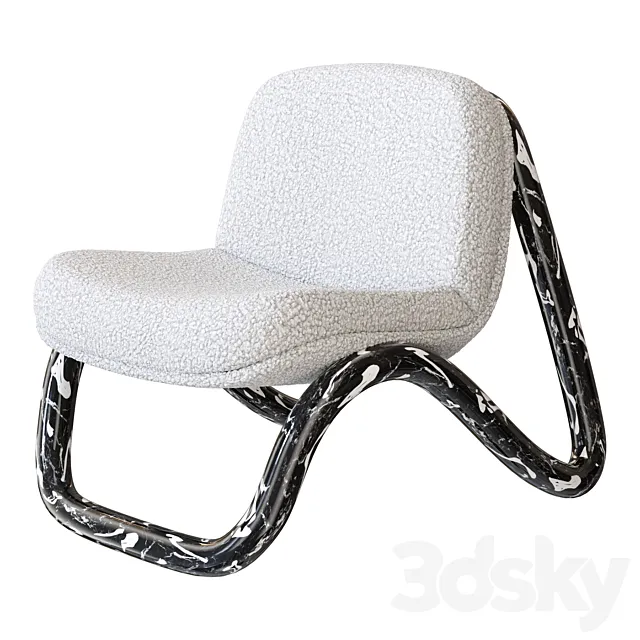 Armchair Pierre Gonalons 3D Model Armchair Pierre Gonalons 3D Model