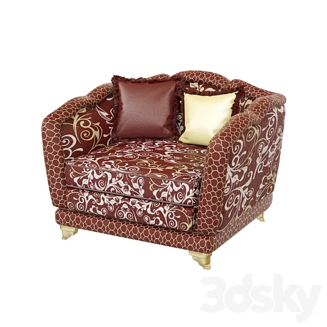 Armchair Pigoli Pitti 3DModel