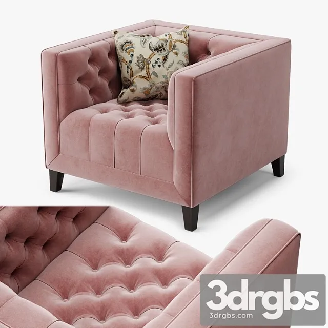 Armchair pinkslip a 3D Model Download
