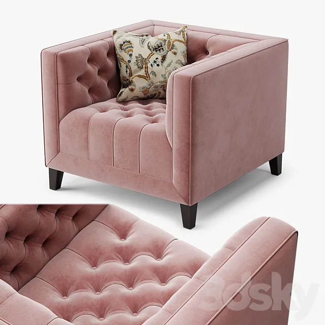 Armchair Pinkslip A 3DModel