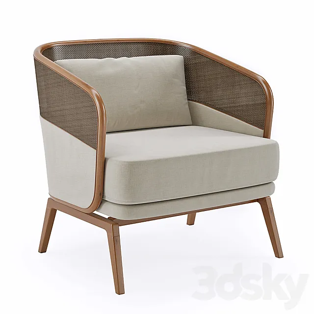Armchair Poltrona Capitu 3D Model