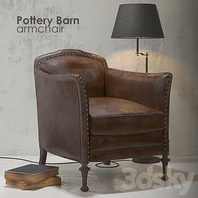 Armchair Pottery Barn 3DModel