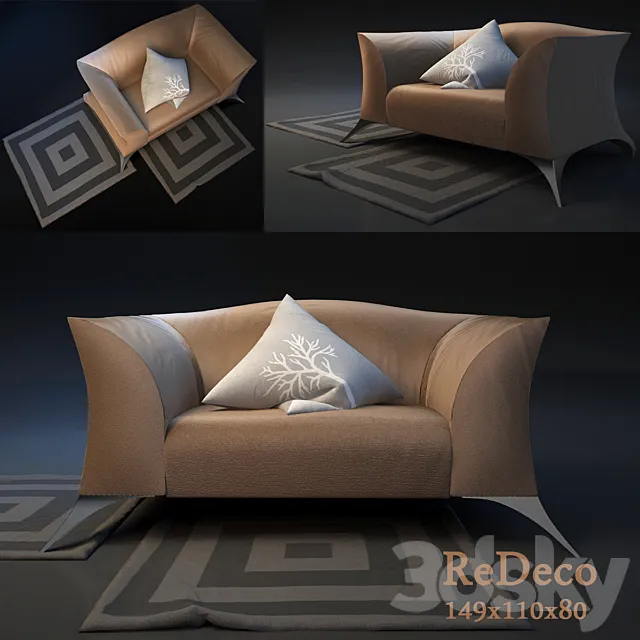 Armchair ReDeco 3D Model