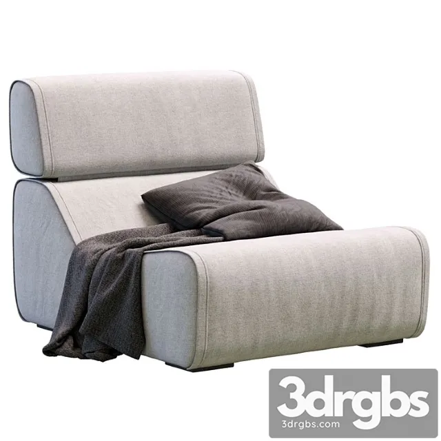 Armchair Ria By Blanche 3D Model Download