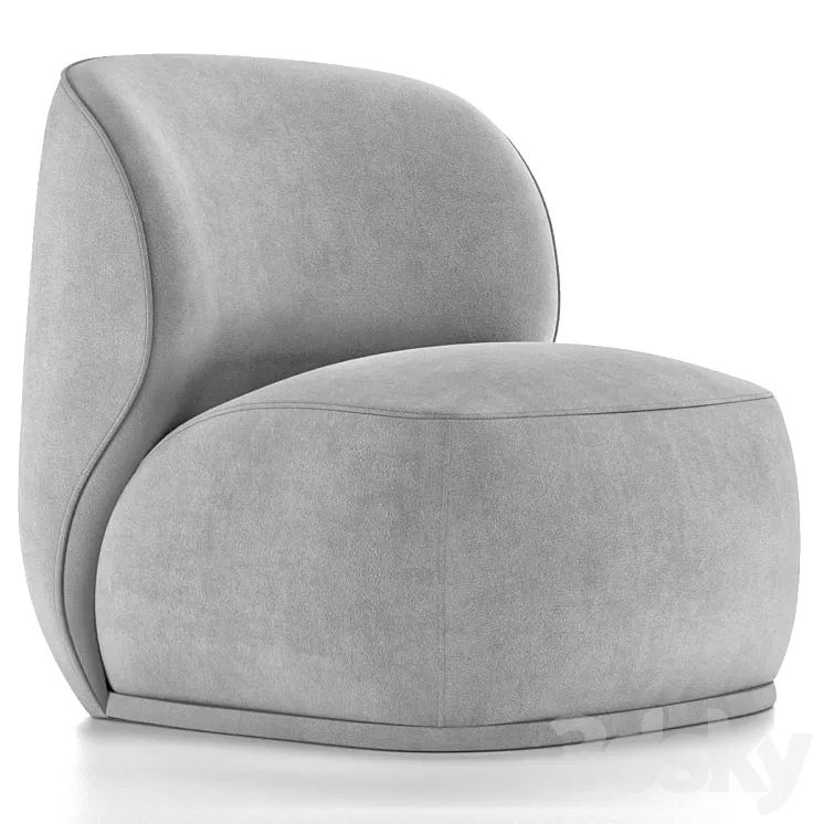 Armchair Ribera 3D Model Free Download