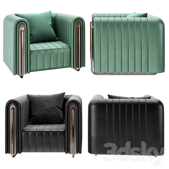 Armchair rivers 3D Model