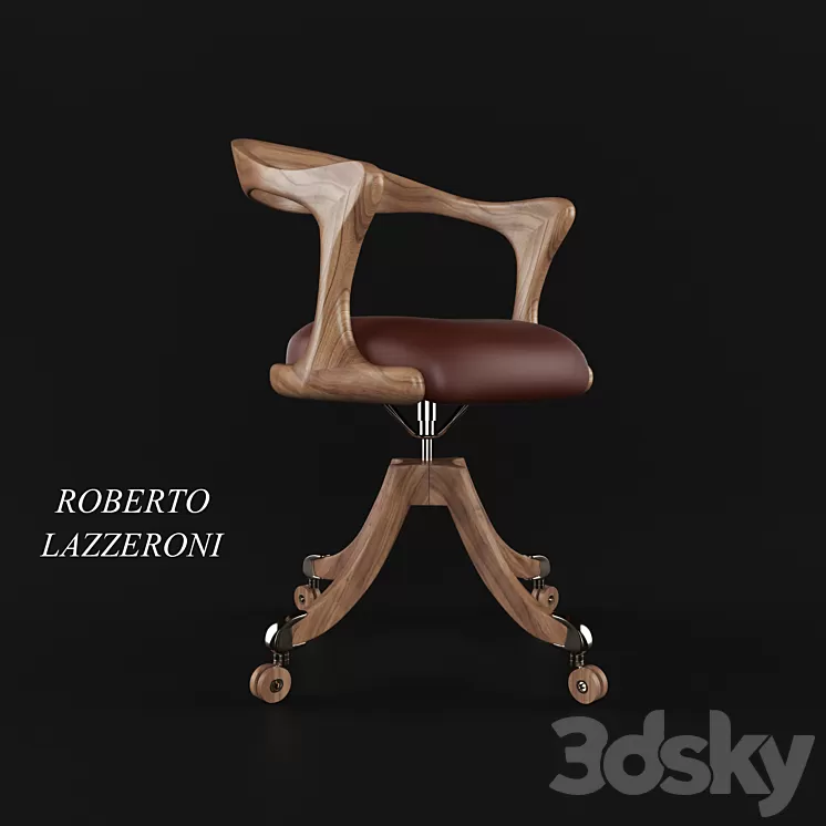 ARMCHAIR ROBERTO LAZZERONI MARLOWE 3D Model