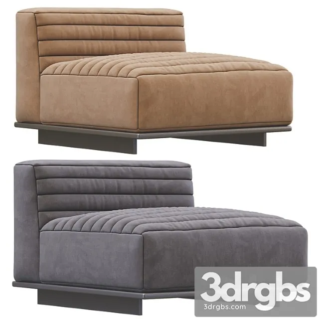 Armchair roger by minotti (3 colors version)