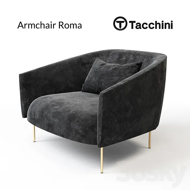 Armchair Roma | Tacchini 3DModel