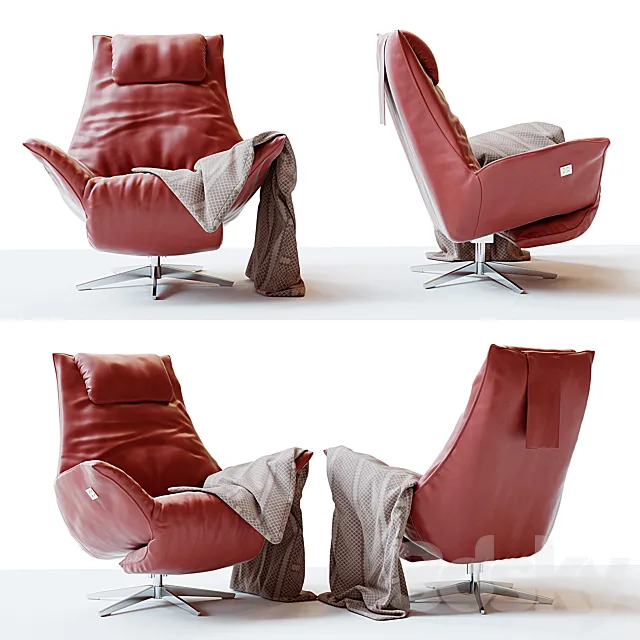 Armchair SAFIRA SILENCIO manufacturer Koinor 3D Model