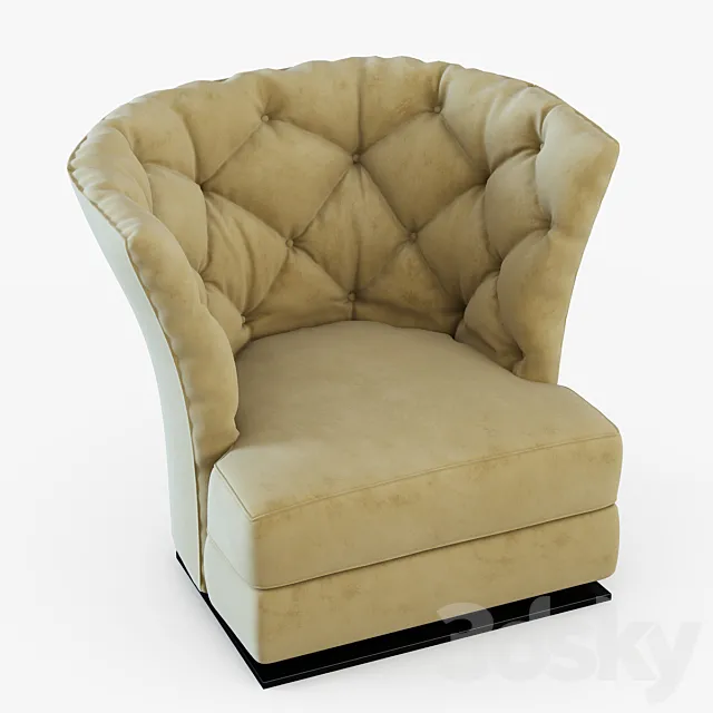 Armchair Saki-Longhi 3D Model Armchair Saki-Longhi 3D Model