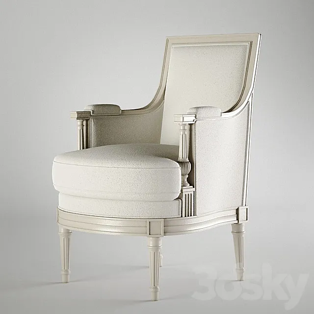 armchair salda art.8476 3D Model armchair salda art.8476 3D Model